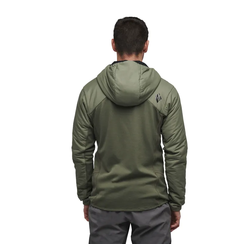 Black Diamond Men's First Light Hybrid Hoodie Tundra-3